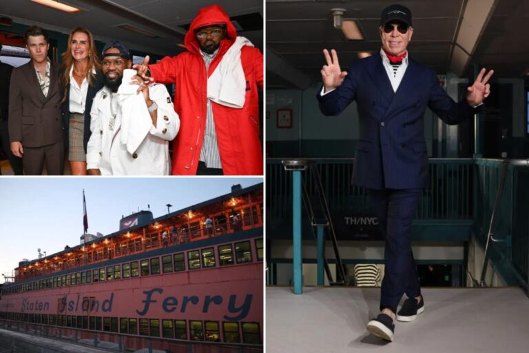 Exclusive | Tommy Hilfiger Fashion Show aboard the Staten Island Ferry Featuring The Wu-Tang Clan - Idris Damson, Brooke Shields

