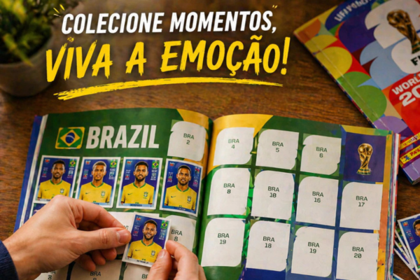 Álbum de figurinhas Copa 2026