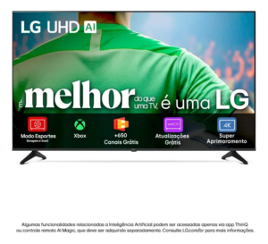 LG Smart TV 65" UHD AI UA75 HDR10 Pro WebOS 25