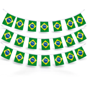 kit decoração Copa 2026 bandeirinhas Brasil