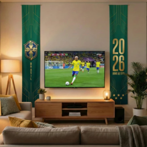 Kit 2 Faixas Premium Brasil Copa 2026
