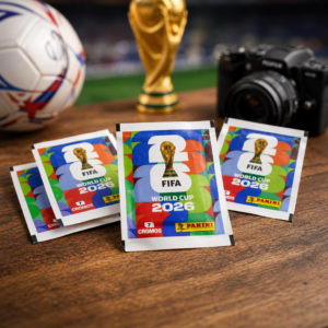 kit figurinhas Copa 2026 pacotes originais Panini