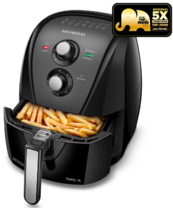 air fryer Mondial AFN-40-BFT para preparar petiscos dia do jogo